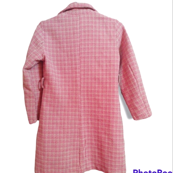 WEEK&®™ Retro Tweed Pink & White Coat - Picture 4 of 4